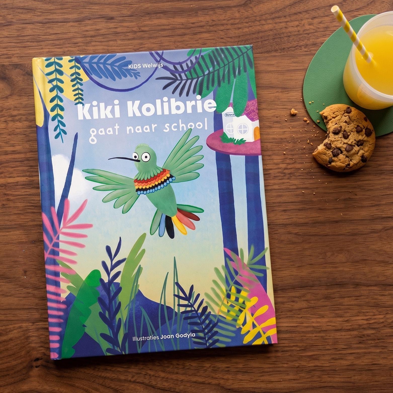 Kiki Kolibrie gaat naar school prentenboek